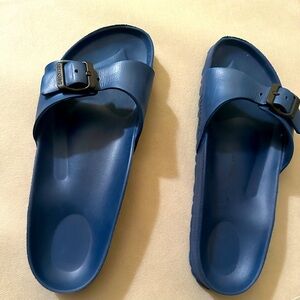BIRKENSTOCK Slides | Size: 39 ≈ 8 - 8.5 | Navy Blue